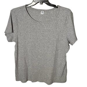 Old Navy Women’s Ribbed Short Sleeve Plus Size T-shirt